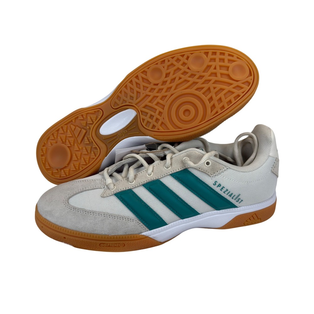 Adidas Handball Spezialist Mens 10 Off White Pure Teal Gum JP7281 Sneakers NWOB